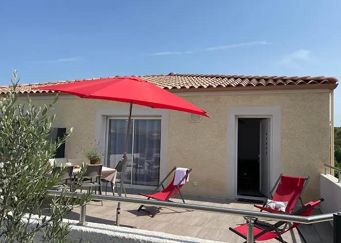 Val Des Bruyeres - 15mn Pezenas Avec Terrasse Et Cour Close - Parking Privatif Securise - Wifi Ftth Gratuit * Neffies